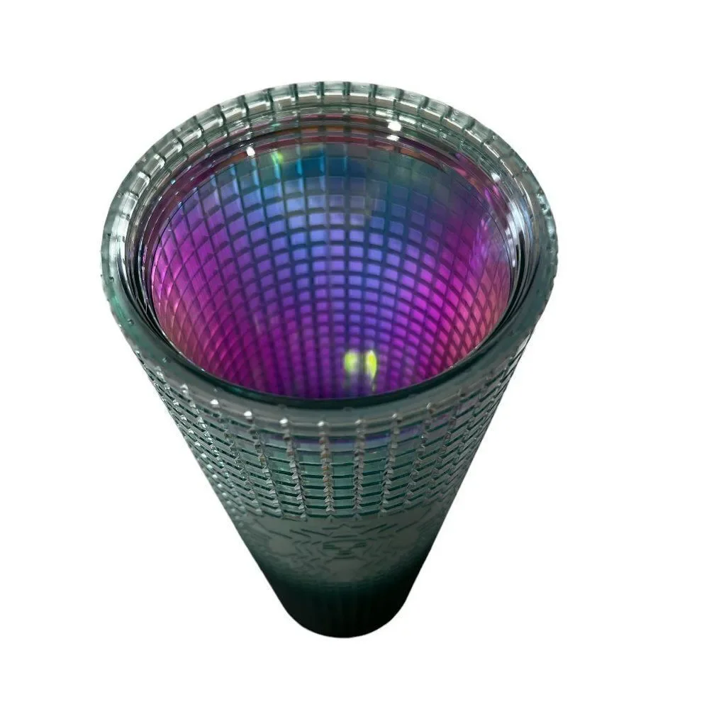 Starbucks 24-Ounce Jade Green Gradient Grid Cup